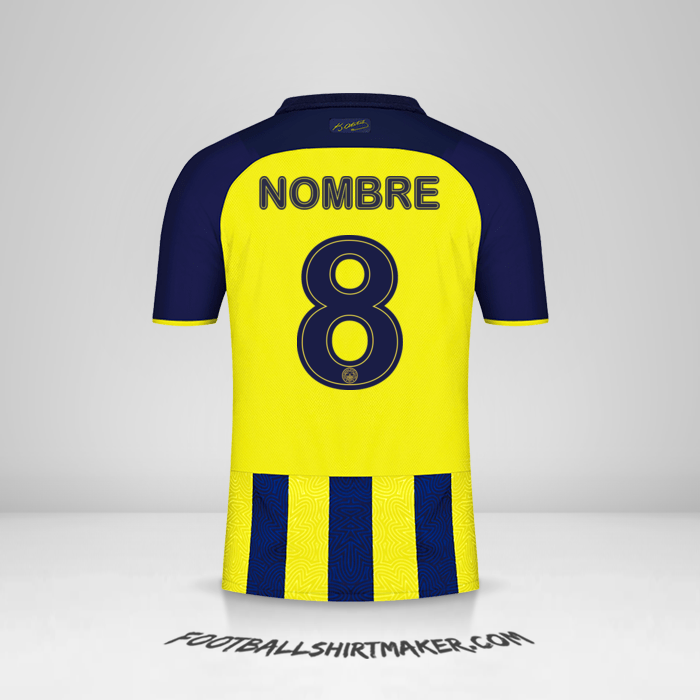 Jersey Fenerbahce SK Cup 2021/2022 -  nombre - 8