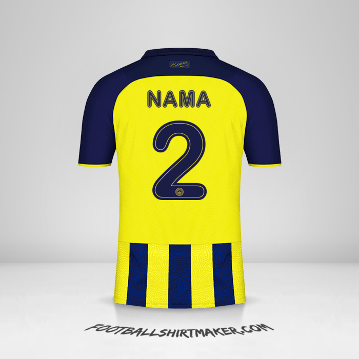 Jersey Fenerbahce SK Cup 2021/2022 -  nama - 2