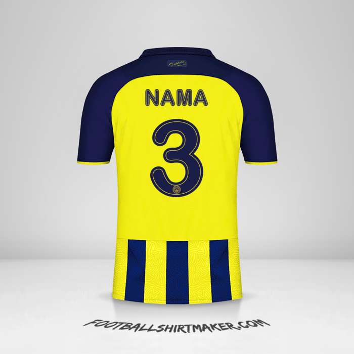 Jersey Fenerbahce SK Cup 2021/2022 -  nama - 3