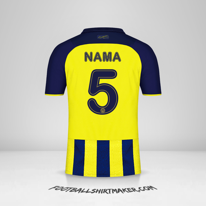 Jersey Fenerbahce SK Cup 2021/2022 -  nama - 5