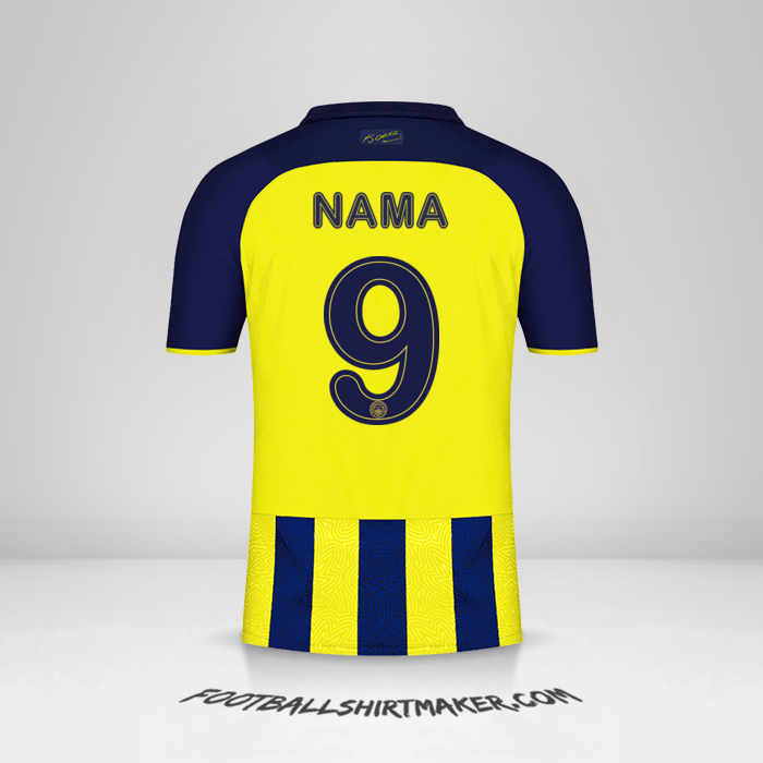 Jersey Fenerbahce SK Cup 2021/2022 -  nama - 9