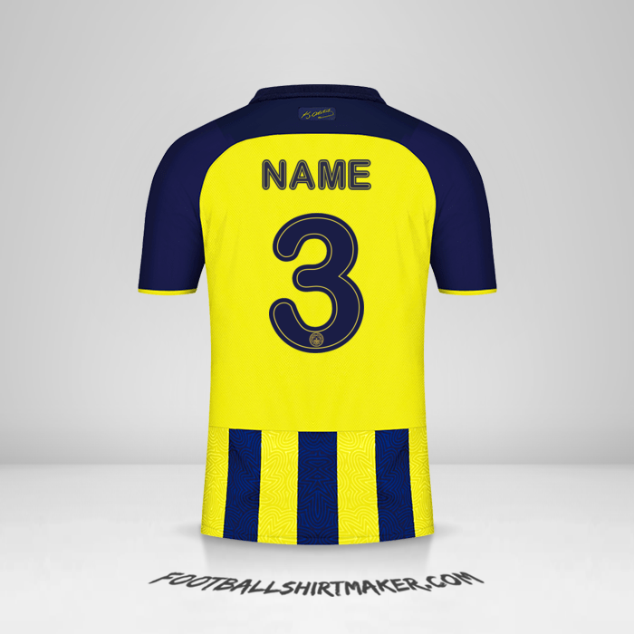 Jersey Fenerbahce SK Cup 2021/2022 -  name - 3