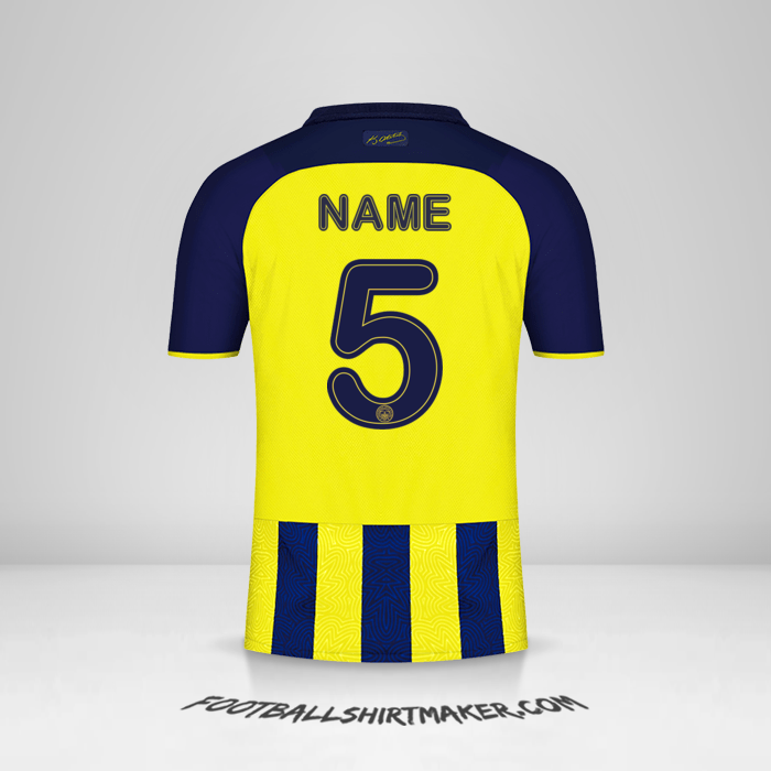 Trikot Fenerbahce SK Cup 2021/2022 -  name - 5