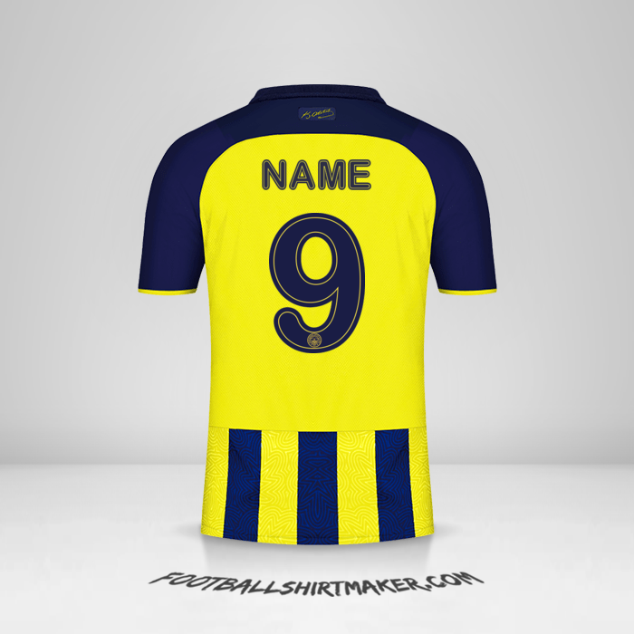 Jersey Fenerbahce SK Cup 2021/2022 -  name - 9