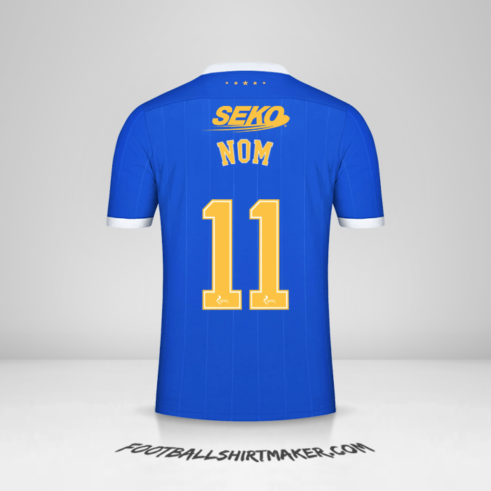Maillot Rangers FC 2021/2022 -  nom - 11
