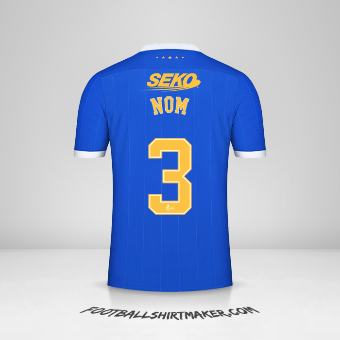 Maillot Rangers FC 2021/2022 -  nom - 3