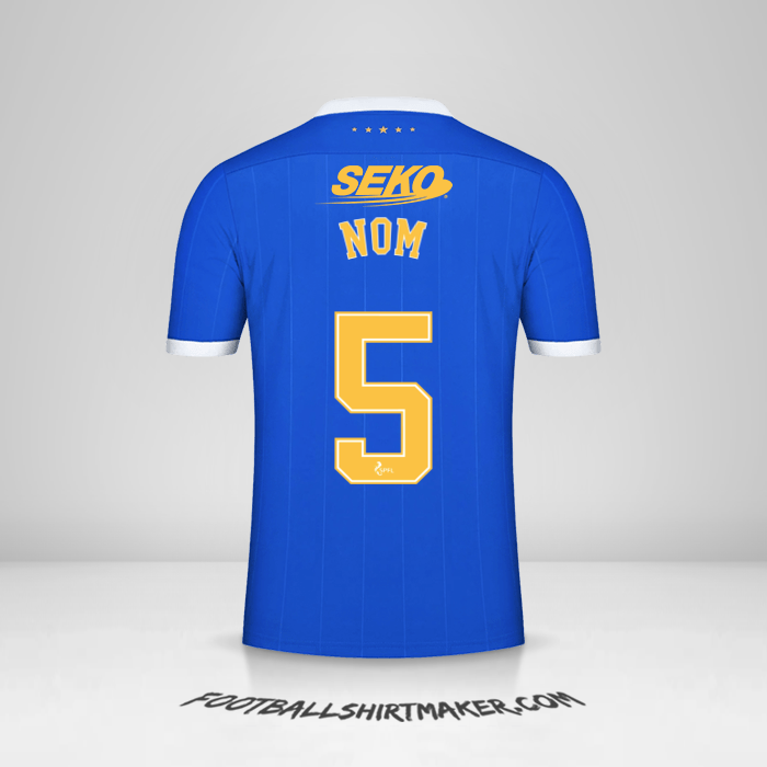 Maillot Rangers FC 2021/2022 -  nom - 5
