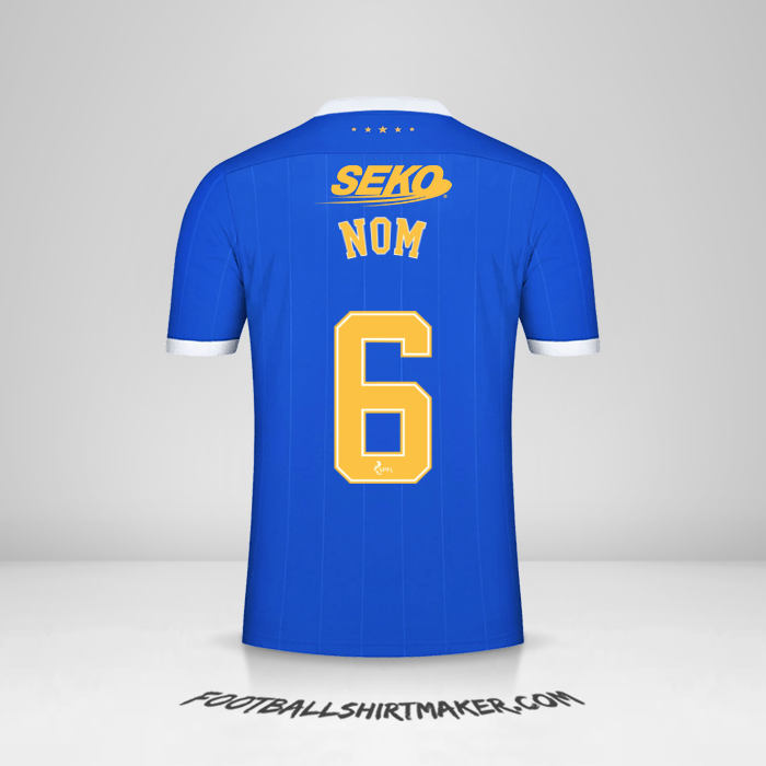 Maillot Rangers FC 2021/2022 -  nom - 6