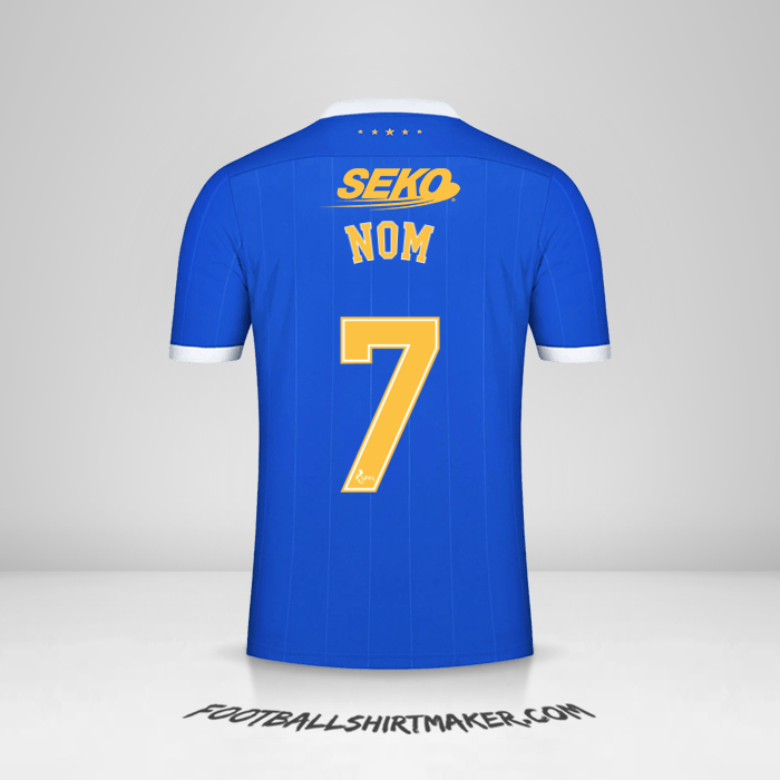 Maillot Rangers FC 2021/2022 -  nom - 7