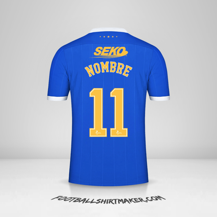 Jersey Rangers FC 2021/2022 -  nombre - 11