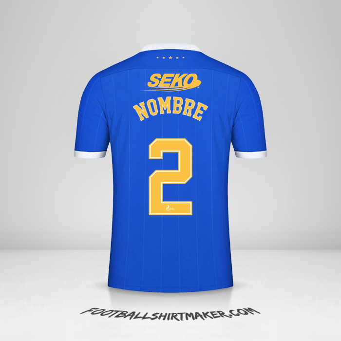 Jersey Rangers FC 2021/2022 -  nombre - 2