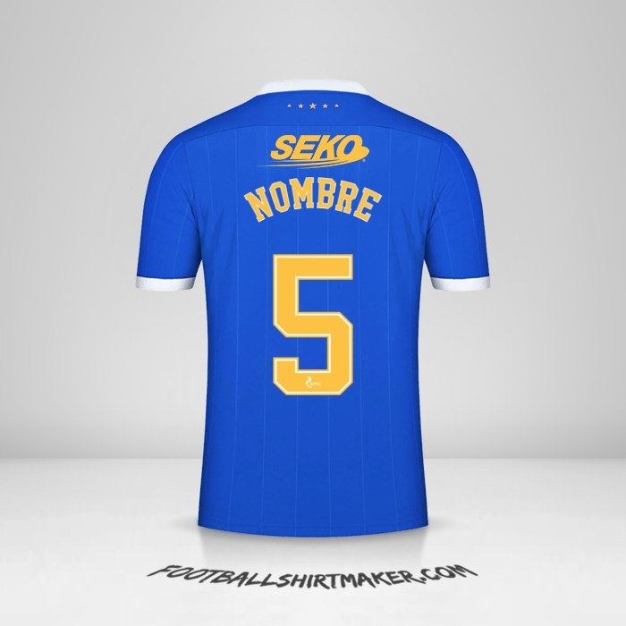 Jersey Rangers FC 2021/2022 -  nombre - 5