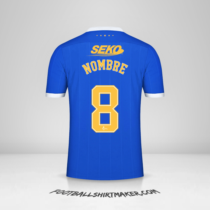 Jersey Rangers FC 2021/2022 -  nombre - 8