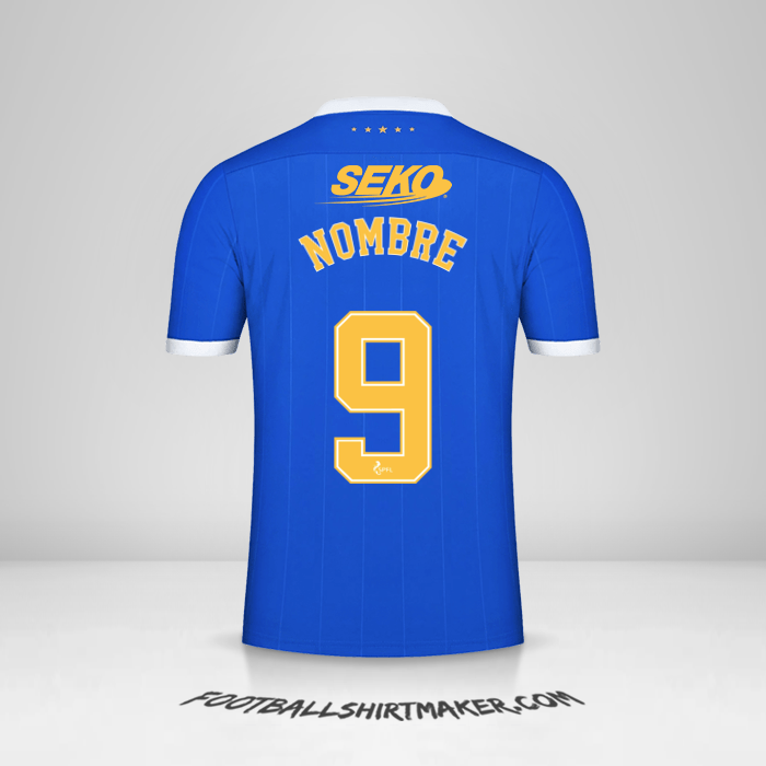 Jersey Rangers FC 2021/2022 -  nombre - 9
