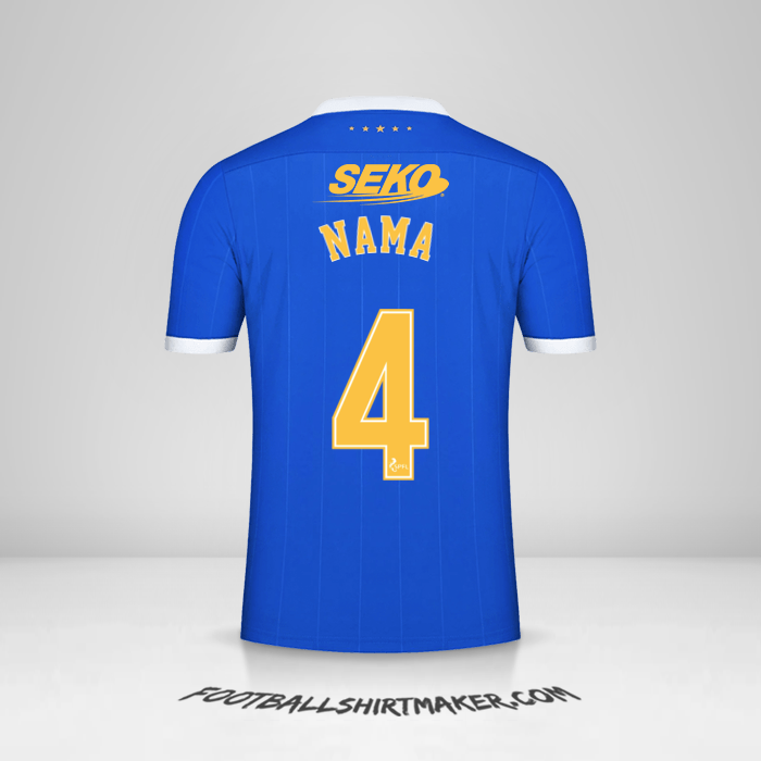 Jersey Rangers FC 2021/2022 -  nama - 4