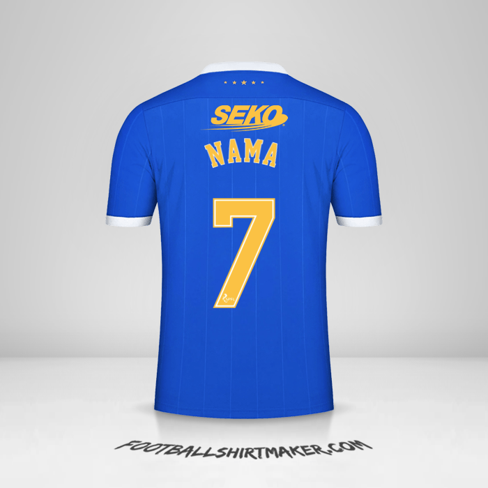 Jersey Rangers FC 2021/2022 -  nama - 7