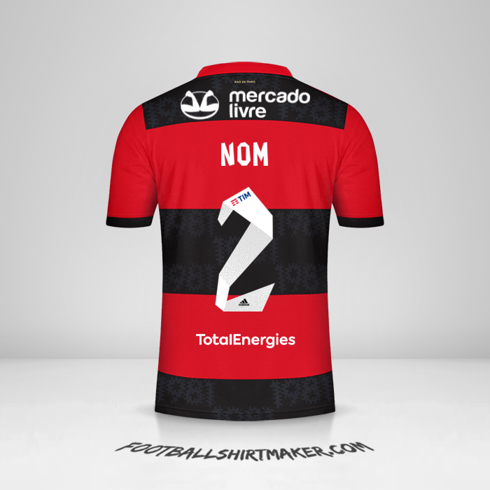Maillot Flamengo 2021 -  nom - 2