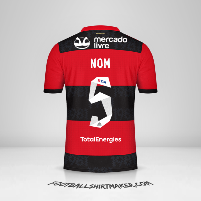 Maillot Flamengo 2021 -  nom - 5