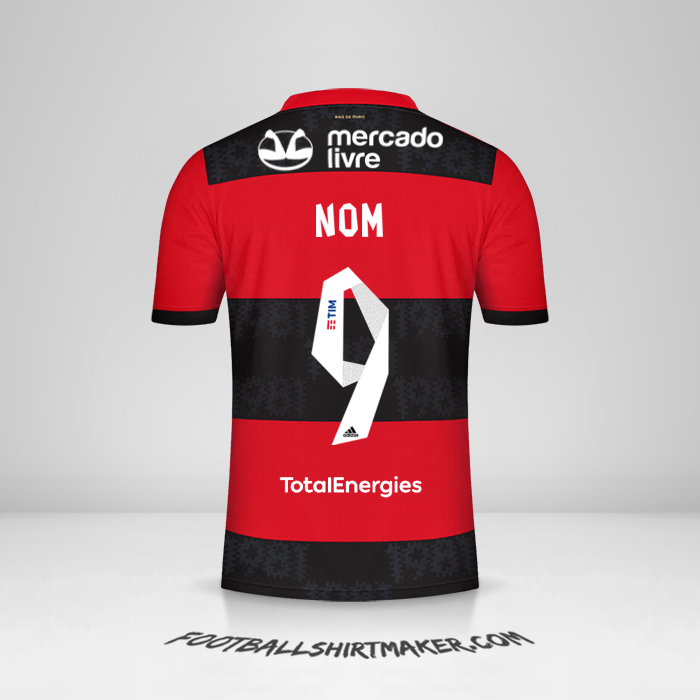 Maillot Flamengo 2021 -  nom - 9
