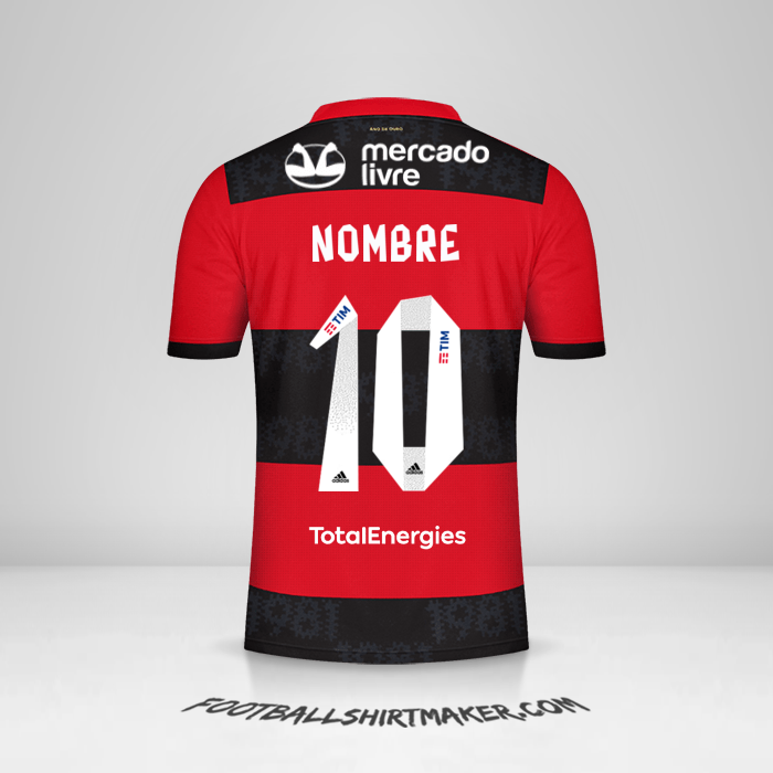 Jersey Flamengo 2021 -  nombre - 10