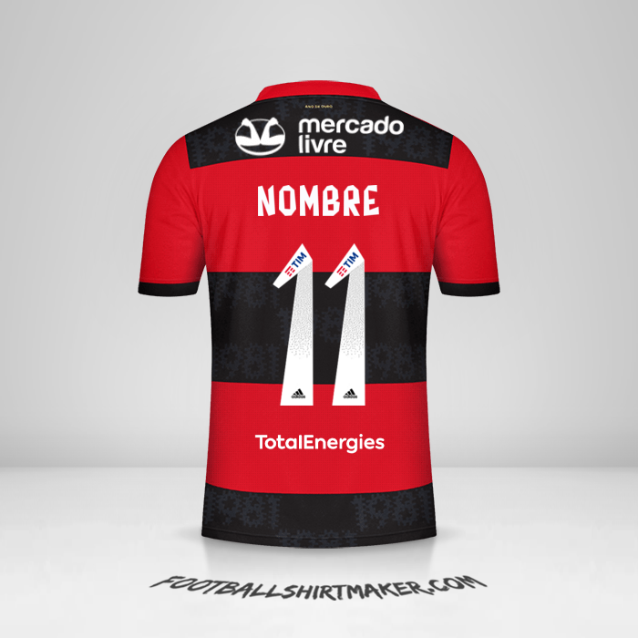Jersey Flamengo 2021 -  nombre - 11