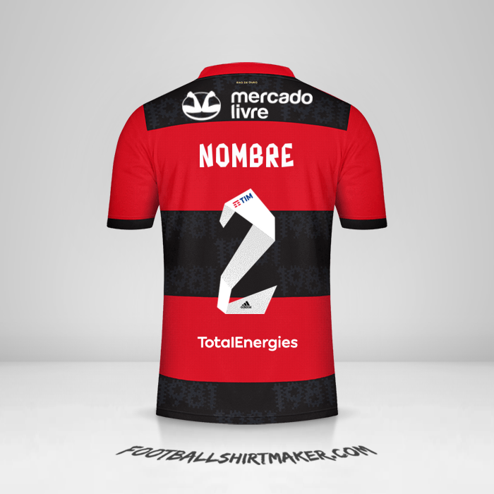 Jersey Flamengo 2021 -  nombre - 2