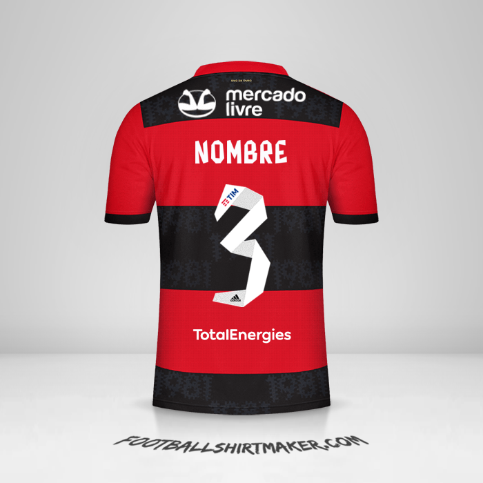 Jersey Flamengo 2021 -  nombre - 3