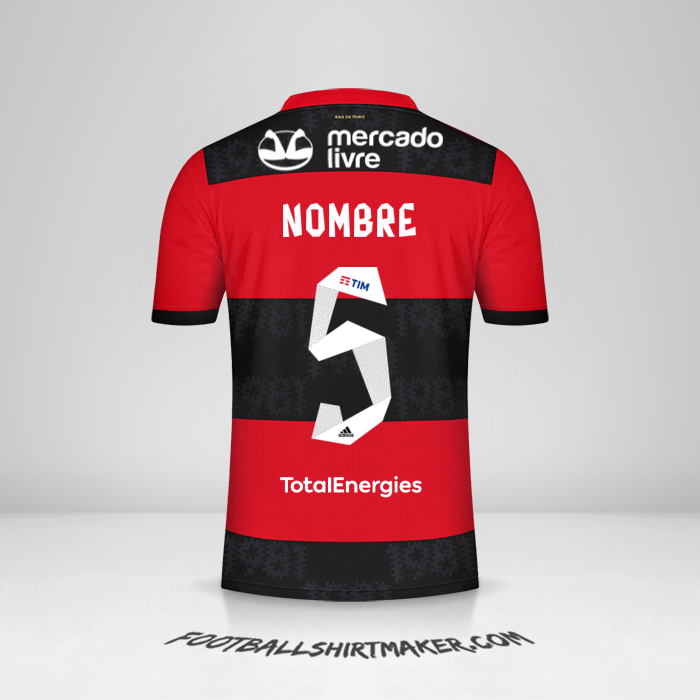 Jersey Flamengo 2021 -  nombre - 5