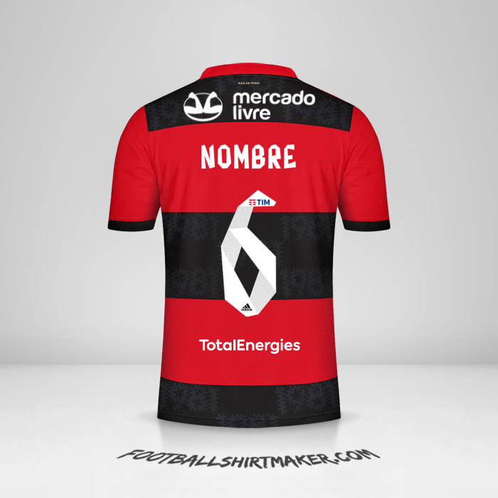 Jersey Flamengo 2021 -  nombre - 6