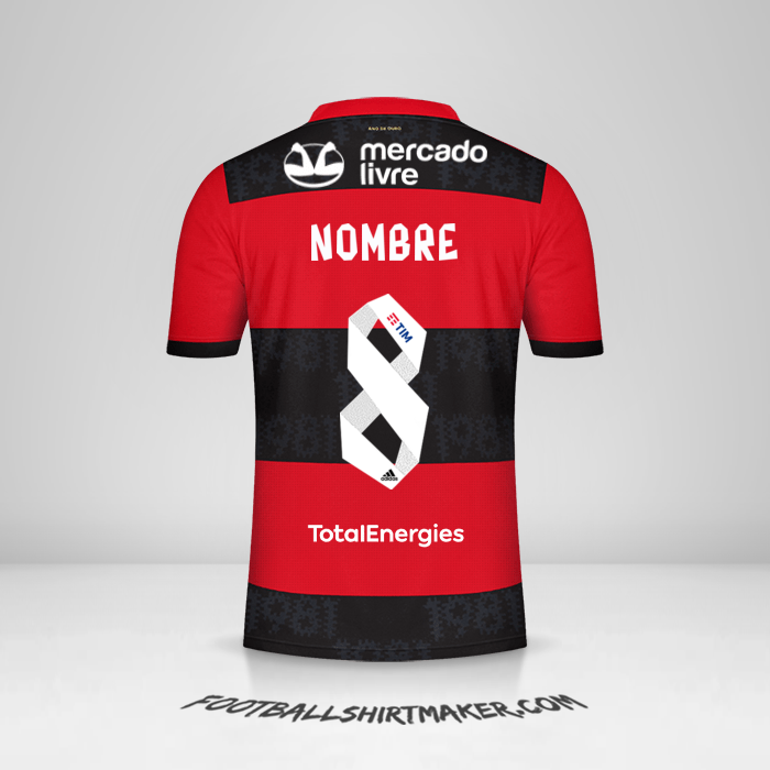 Jersey Flamengo 2021 -  nombre - 8