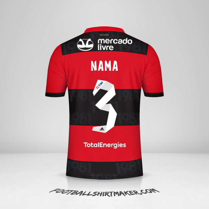 Jersey Flamengo 2021 -  nama - 3