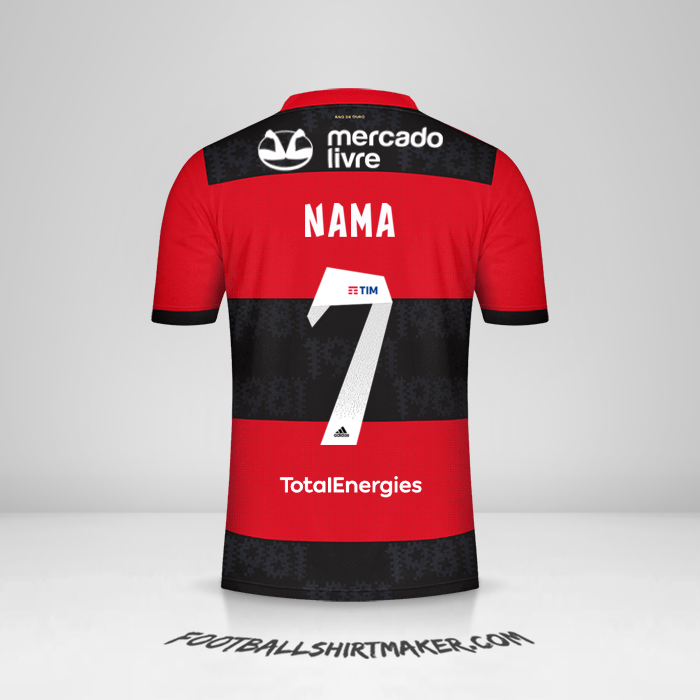 Jersey Flamengo 2021 -  nama - 7