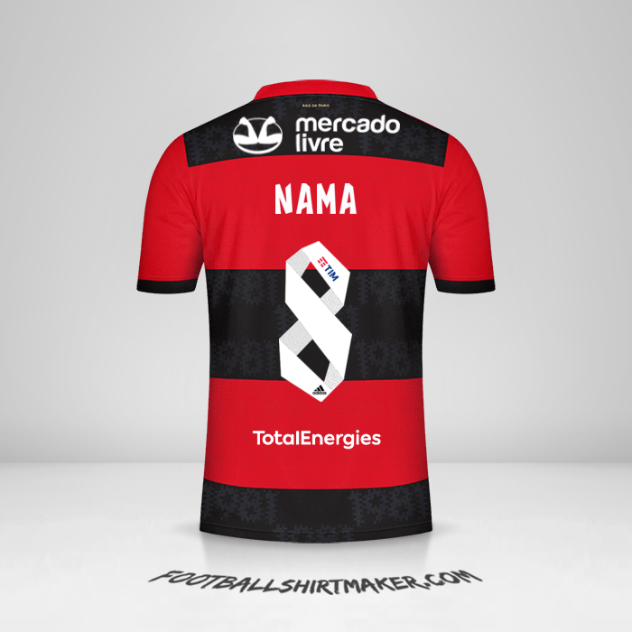 Jersey Flamengo 2021 -  nama - 8
