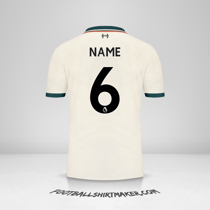 Trikot Liverpool FC 2021/2022 Auswärts -  name - 6