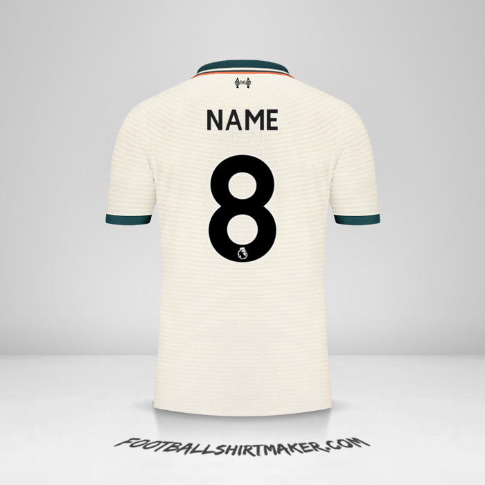 Shirt Liverpool FC 2021/2022 Away -  name - 8