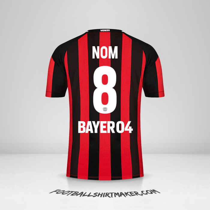 Maillot Bayer 04 Leverkusen 2021/2022 -  nom - 8
