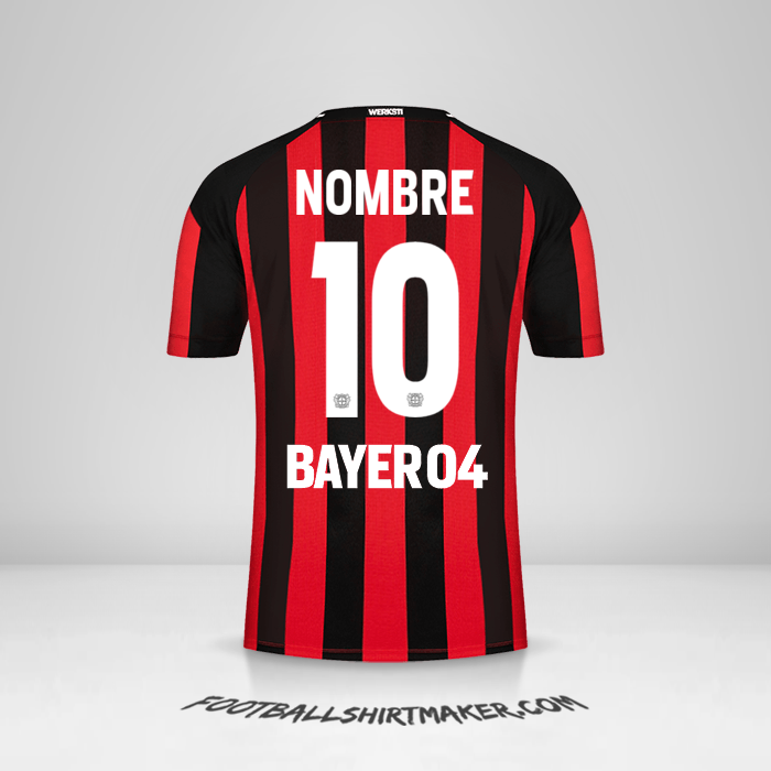 Camiseta Bayer 04 Leverkusen 2021/2022 -  nombre - 10