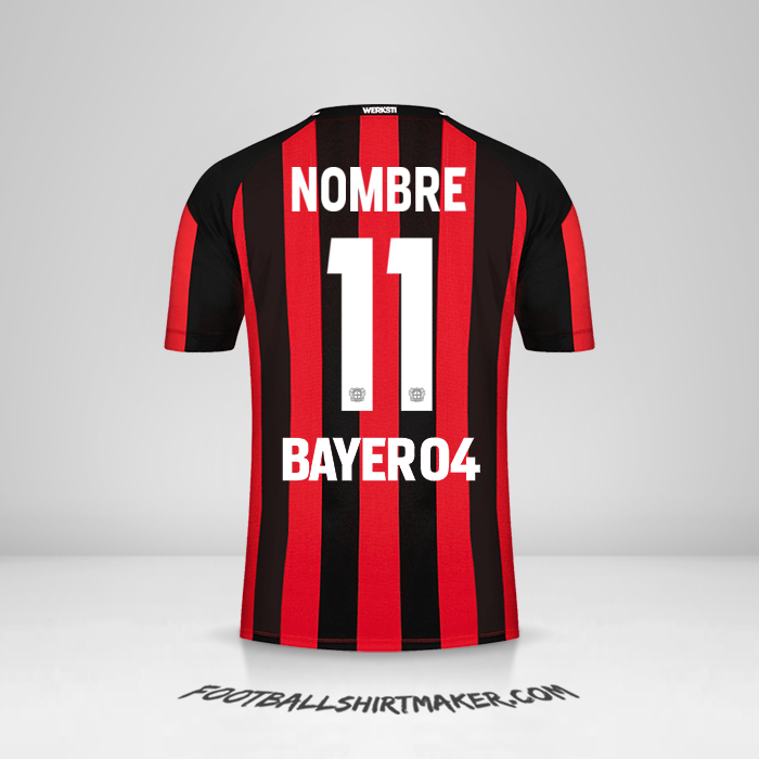 Jersey Bayer 04 Leverkusen 2021/2022 -  nombre - 11