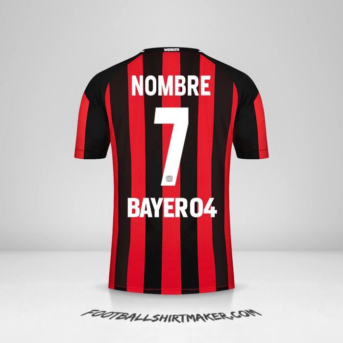 Jersey Bayer 04 Leverkusen 2021/2022 -  nombre - 7
