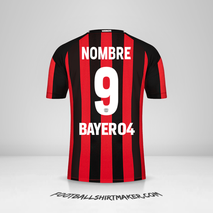 Jersey Bayer 04 Leverkusen 2021/2022 -  nombre - 9