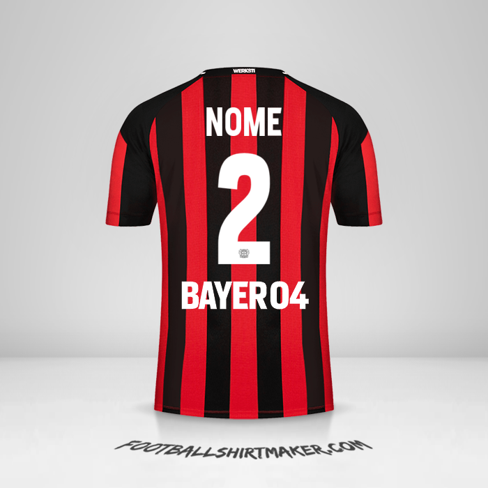 Maglia Bayer 04 Leverkusen 2021/2022 -  nome - 2