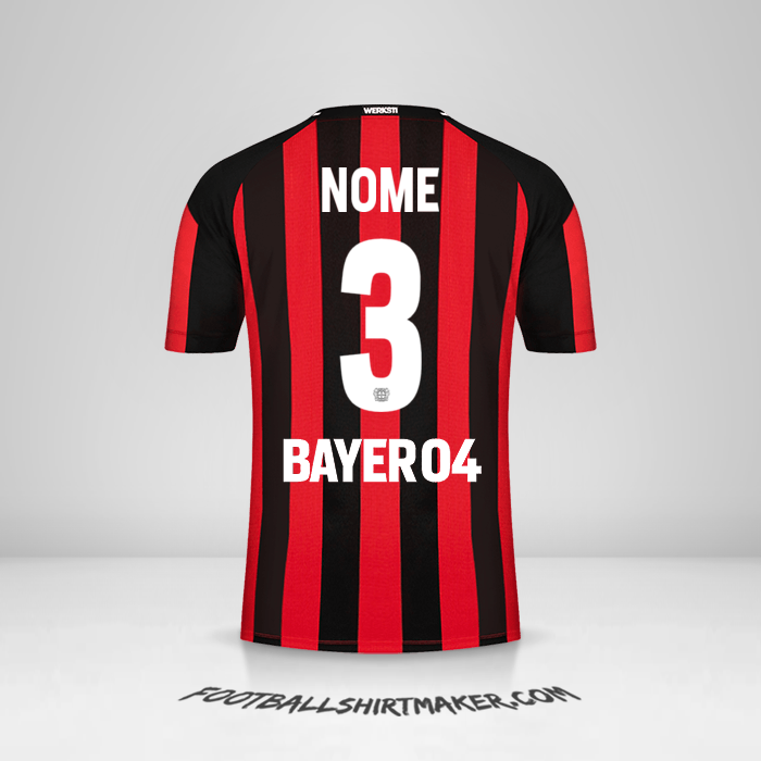 Maglia Bayer 04 Leverkusen 2021/2022 -  nome - 3