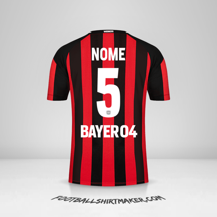 Maglia Bayer 04 Leverkusen 2021/2022 -  nome - 5