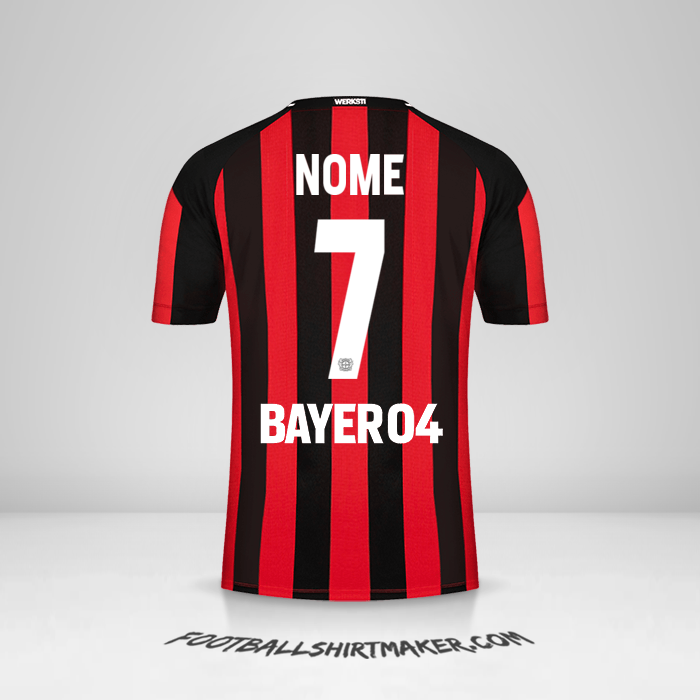 Maglia Bayer 04 Leverkusen 2021/2022 -  nome - 7