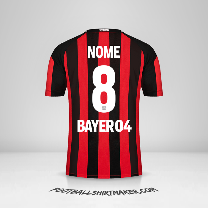 Camisa Bayer 04 Leverkusen 2021/2022 -  nome - 8