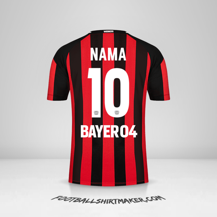 Jersey Bayer 04 Leverkusen 2021/2022 -  nama - 10