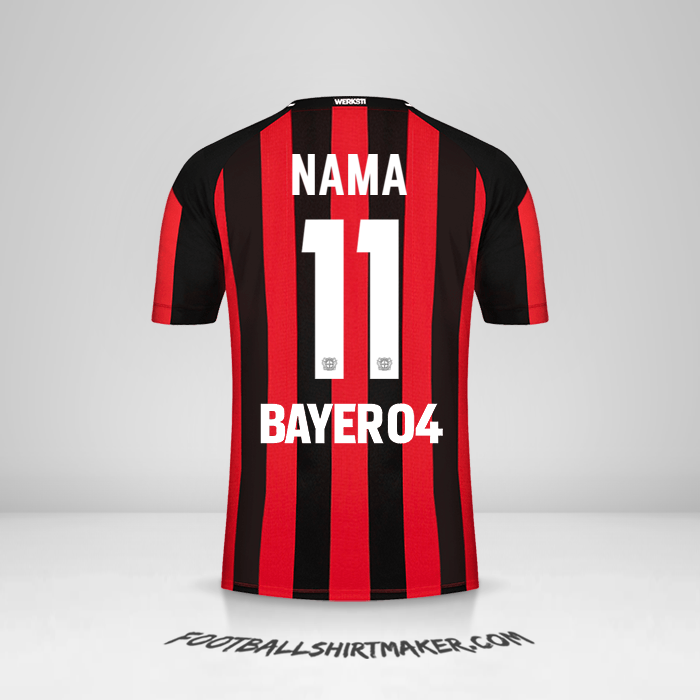 Jersey Bayer 04 Leverkusen 2021/2022 -  nama - 11