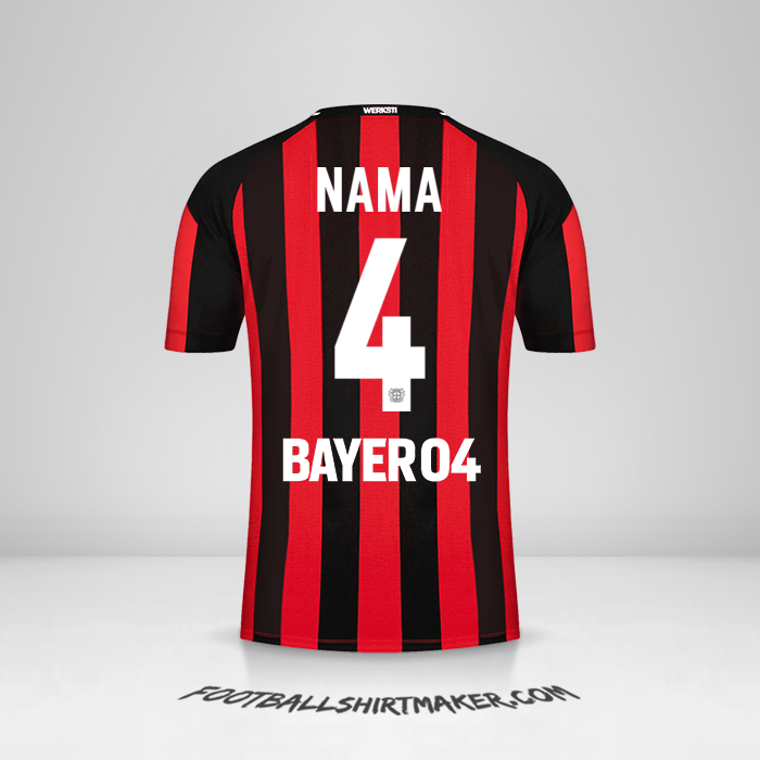Jersey Bayer 04 Leverkusen 2021/2022 -  nama - 4