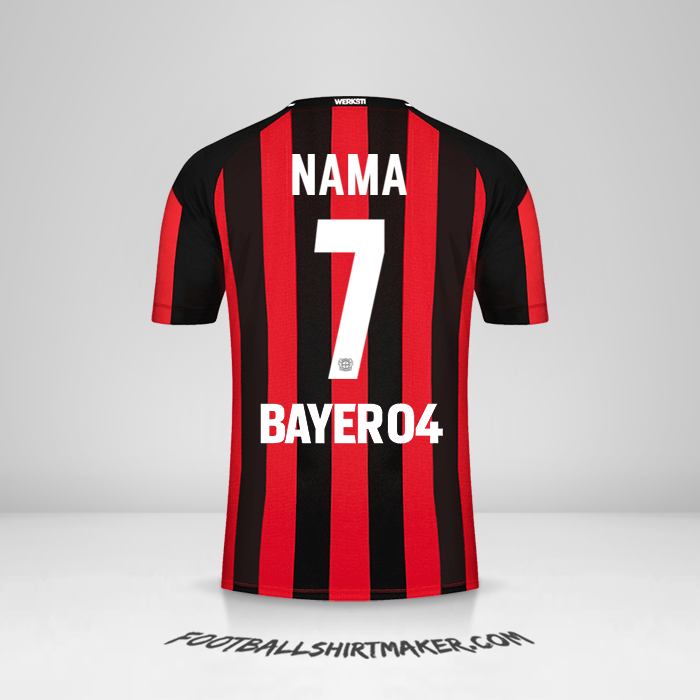 Jersey Bayer 04 Leverkusen 2021/2022 -  nama - 7