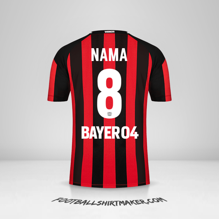 Jersey Bayer 04 Leverkusen 2021/2022 -  nama - 8